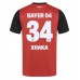 Maillot de foot Bayer Leverkusen Granit Xhaka #34 Domicile vêtements 2024-25 Manches Courtes